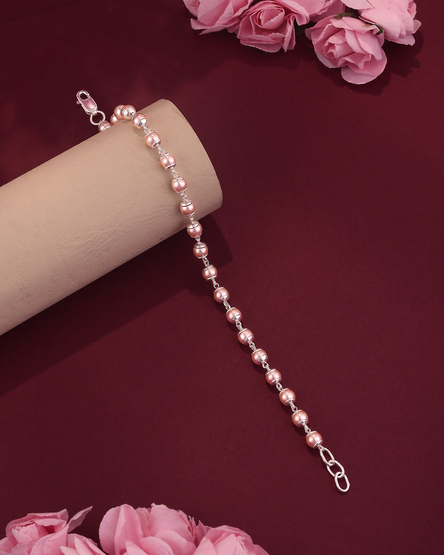 Peach Pearl Bracelet