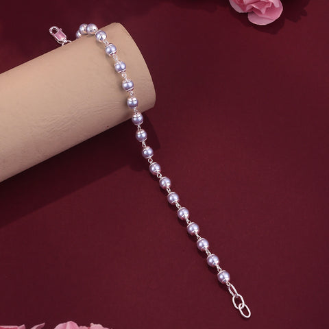 Light Blue Pearl Bracelet