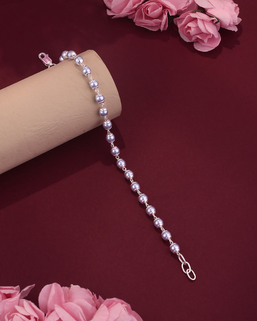 Light Blue Pearl Bracelet