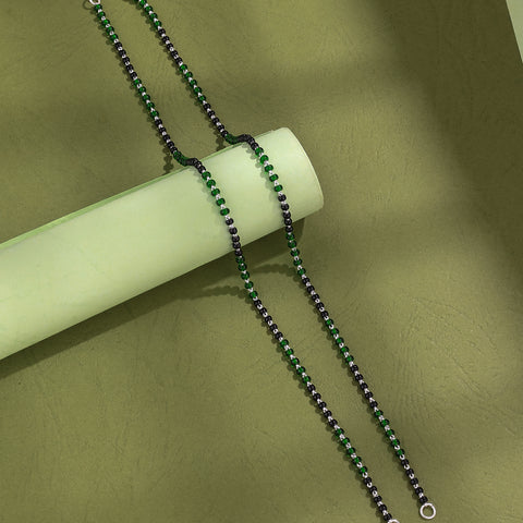 9/0 Green-Black Color